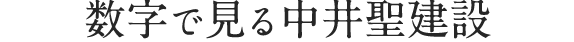 数字で見る中井聖建設